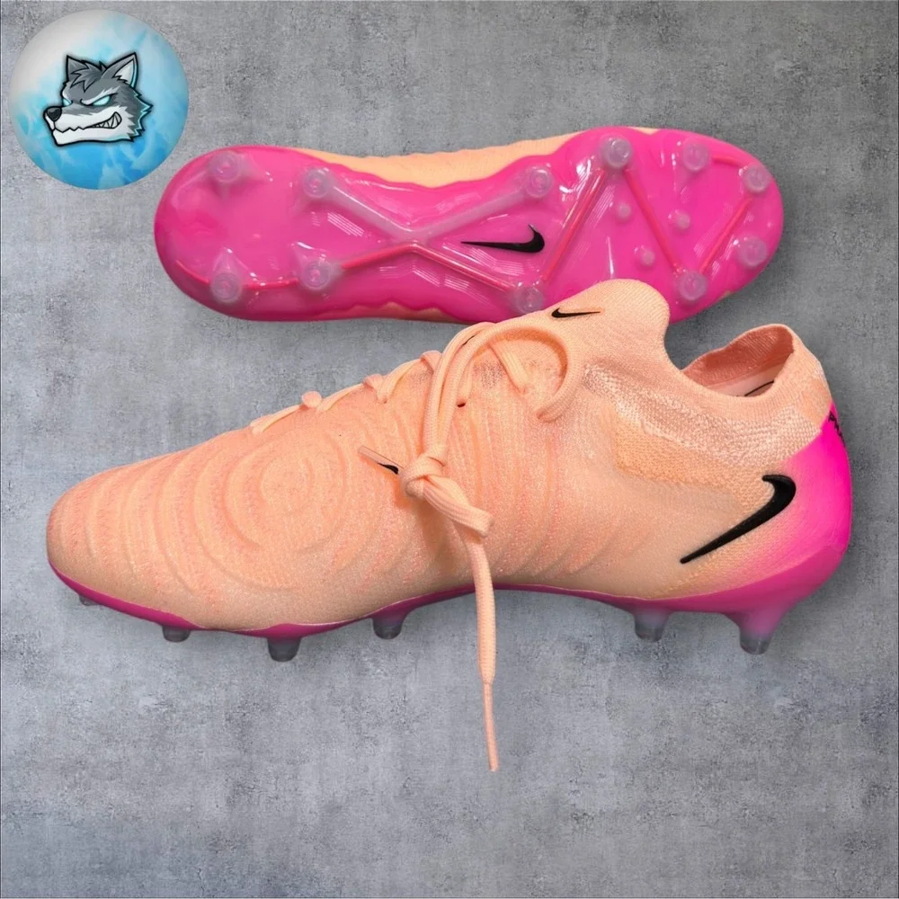 Nike Phantom GX 2 Elite AG Pro Prism Pack Cleats Orange Mens Size 6.5 FJ2554-800